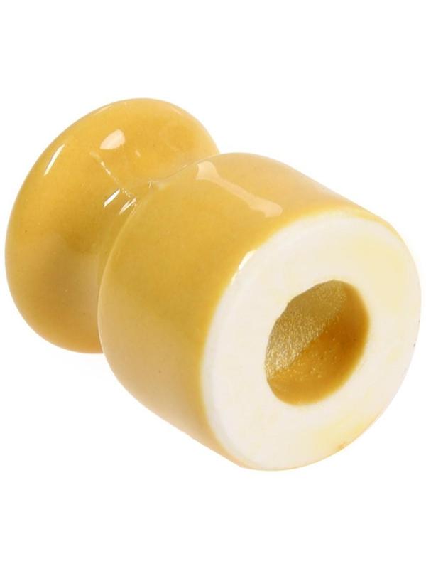 Изолятор керамический, 20x24 мм, цвет желтый, набор 100 шт