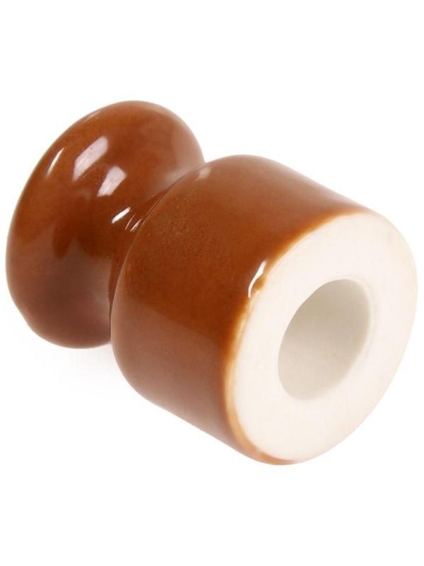 Изолятор керамический, 20x24 мм, цвет коричневый, набор 100 шт