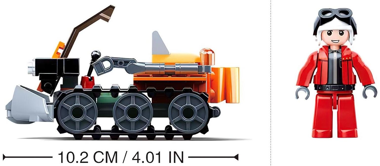 Конструктор Город «Снегоуборщик», 82 детали