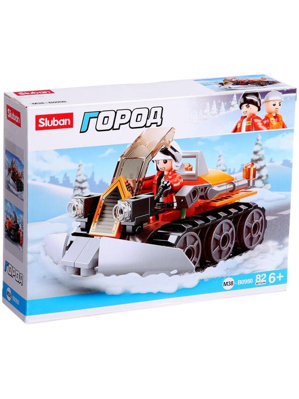Конструктор Город «Снегоуборщик», 82 детали