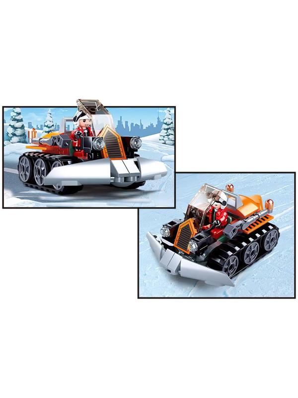 Конструктор Город «Снегоуборщик», 82 детали