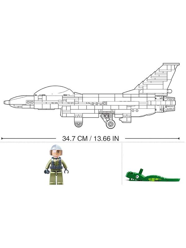 Конструктор Модельки «Бомбардировщик», 521 деталь