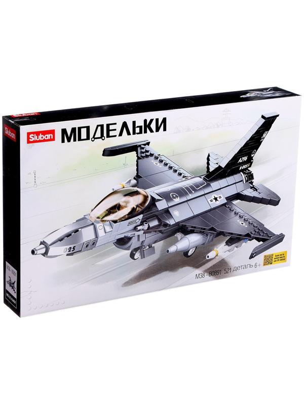 Конструктор Модельки «Бомбардировщик», 521 деталь