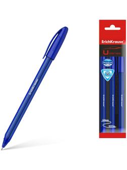 Набор ручек шариковых ErichKrause U-108 Original Stick, 3 штуки, игольчатый узел 1.0 мм, цвет чернил синий, супермягкое письмо, корпус тонированный синий