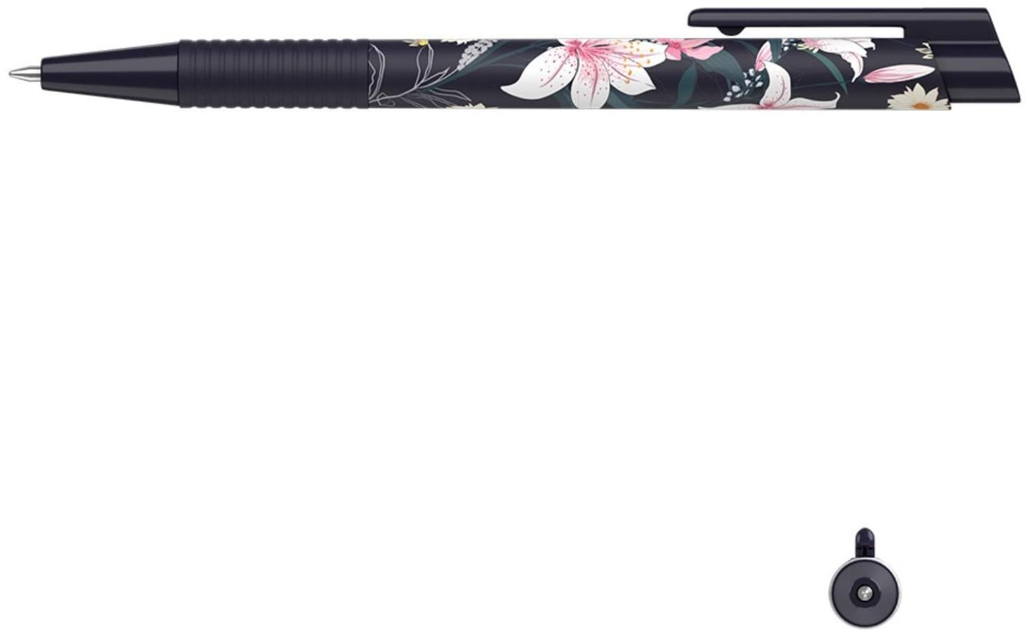 Ручка шариковая автомат. ErichKrause ColorTouch Lily, узел 0.7 мм, грип, чернила синие