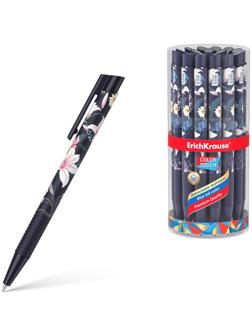 Ручка шариковая автомат. ErichKrause ColorTouch Lily, узел 0.7 мм, грип, чернила синие