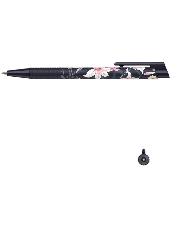 Ручка шариковая автомат. ErichKrause ColorTouch Lily, узел 0.7 мм, грип, чернила синие