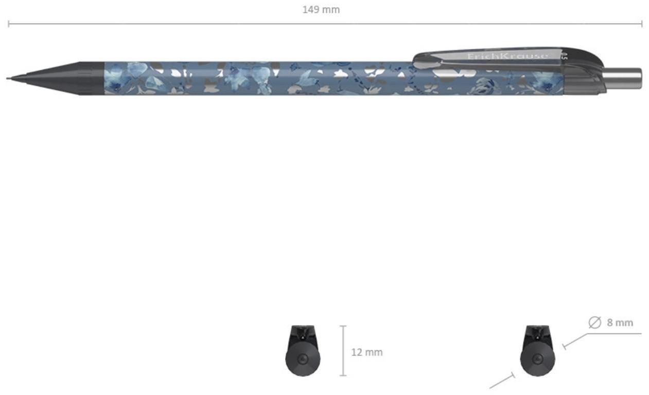 Карандаш механический НВ, 0.5 мм ErichKrause Frozen Beauty