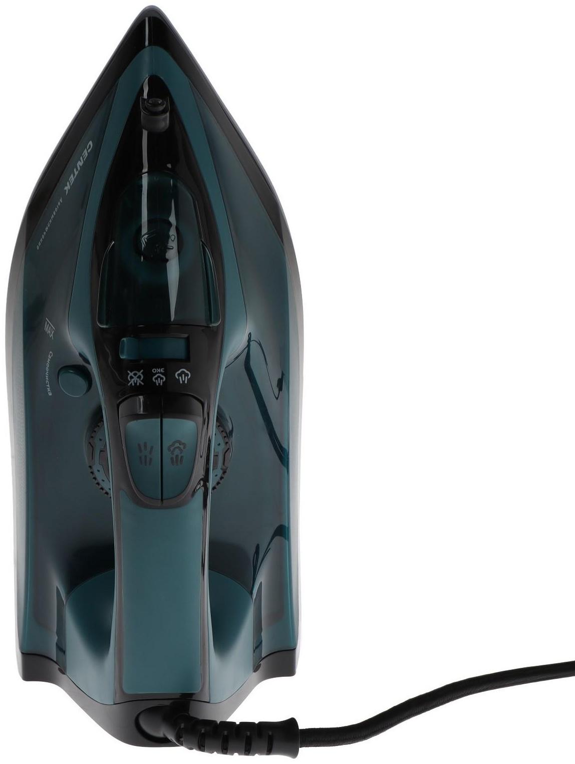 Утюг Centek CT-2317, 2800 Вт, керамическая подошва, 300 мл, синий