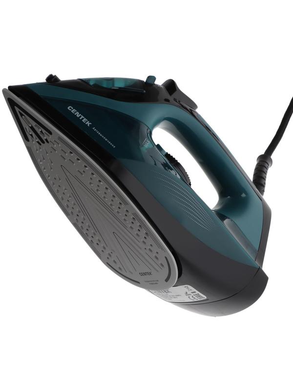 Утюг Centek CT-2317, 2800 Вт, керамическая подошва, 300 мл, синий