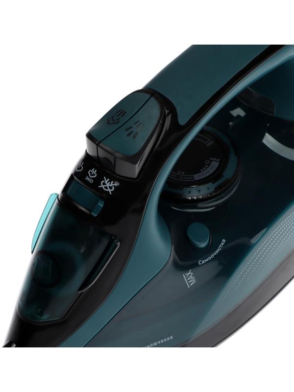 Утюг Centek CT-2317, 2800 Вт, керамическая подошва, 300 мл, синий