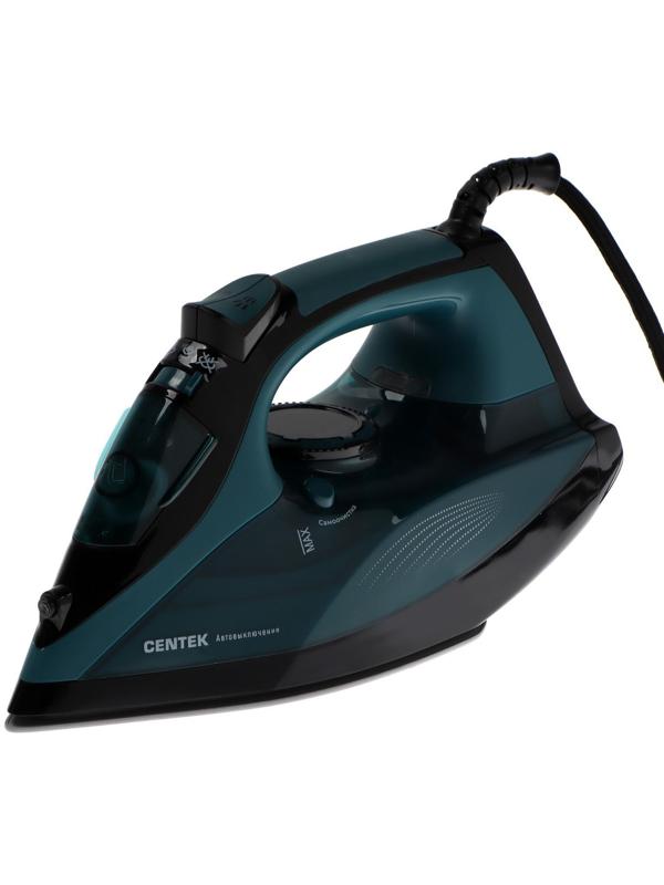 Утюг Centek CT-2317, 2800 Вт, керамическая подошва, 300 мл, синий