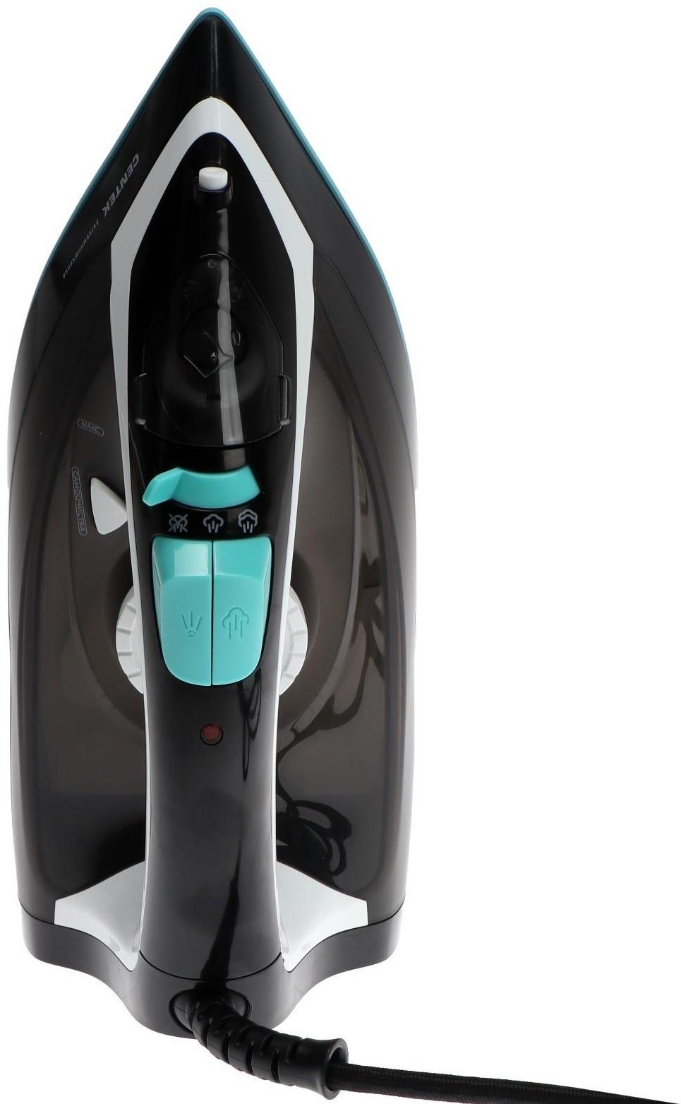 Утюг Centek CT-2314, 2800 Вт, керамическая подошва, 320 мл, бело-фиолетовый