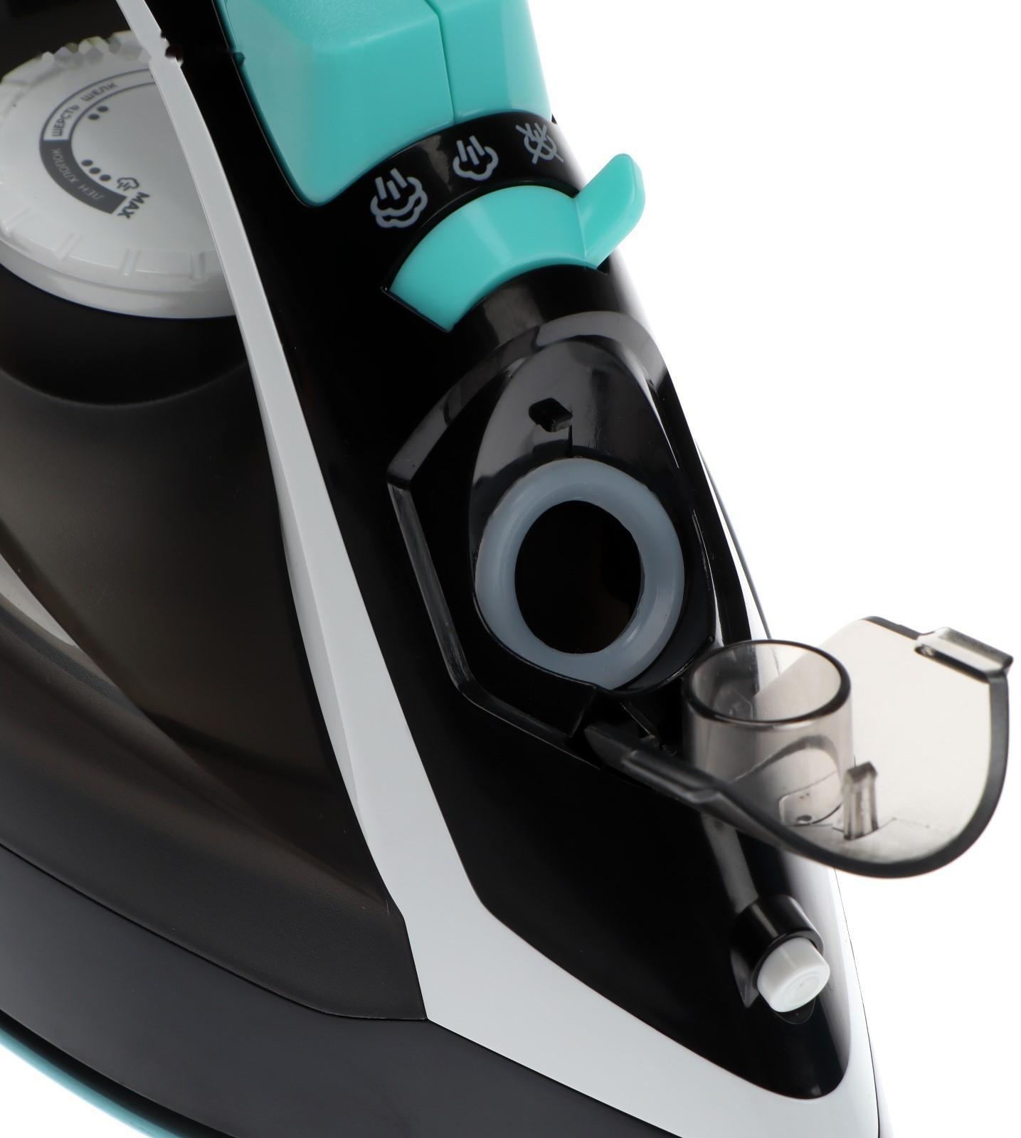 Утюг Centek CT-2314, 2800 Вт, керамическая подошва, 320 мл, бело-фиолетовый