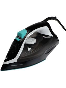 Утюг Centek CT-2314, 2800 Вт, керамическая подошва, 320 мл, бело-фиолетовый