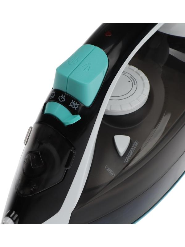 Утюг Centek CT-2314, 2800 Вт, керамическая подошва, 320 мл, бело-фиолетовый