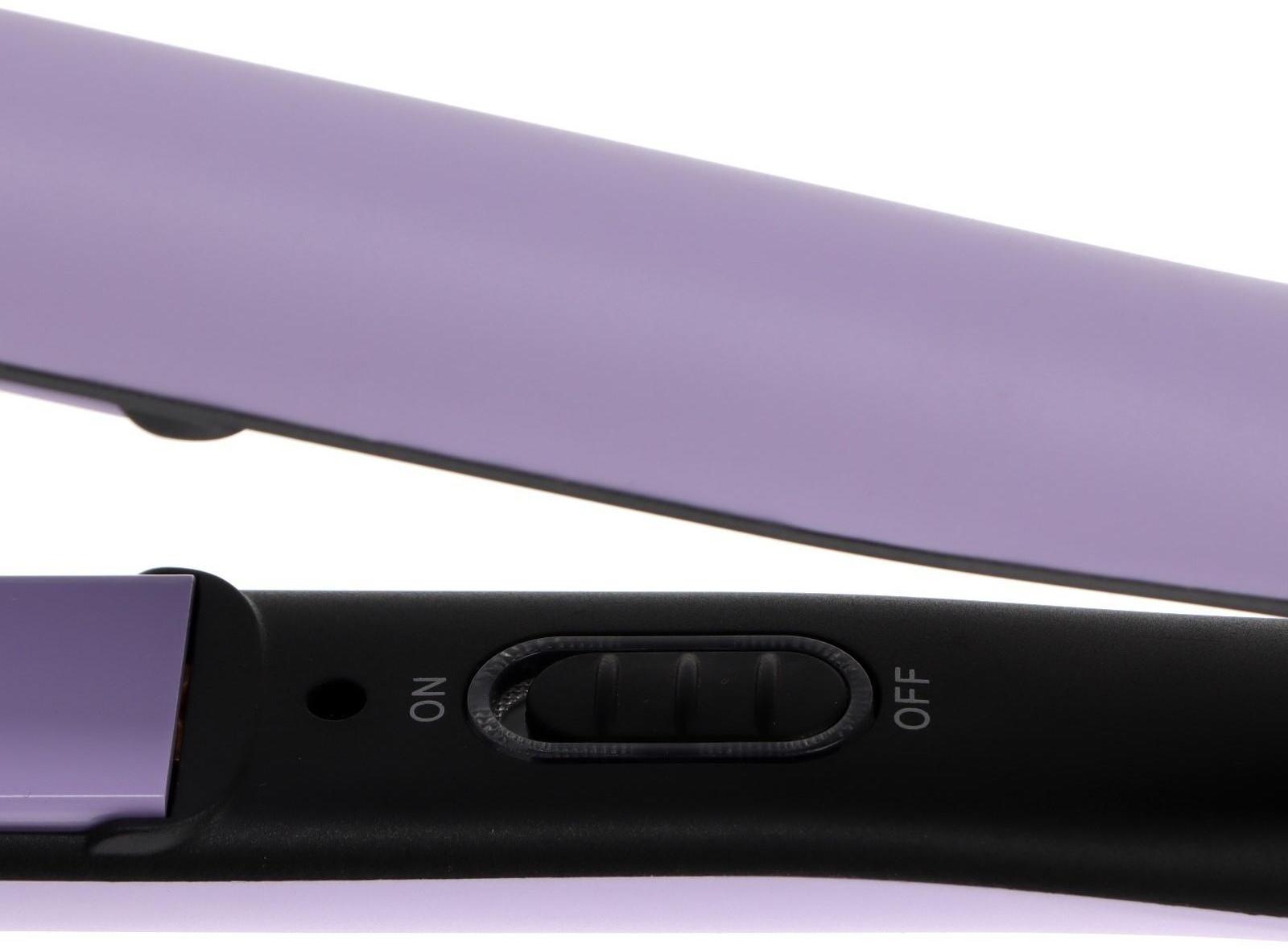 Выпрямитель Centek CT-2011, 45 Вт, керамическое покрытие, до 220 °C, чёрно-фиолетовый