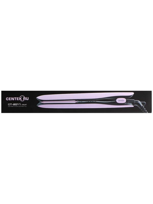 Выпрямитель Centek CT-2011, 45 Вт, керамическое покрытие, до 220 °C, чёрно-фиолетовый