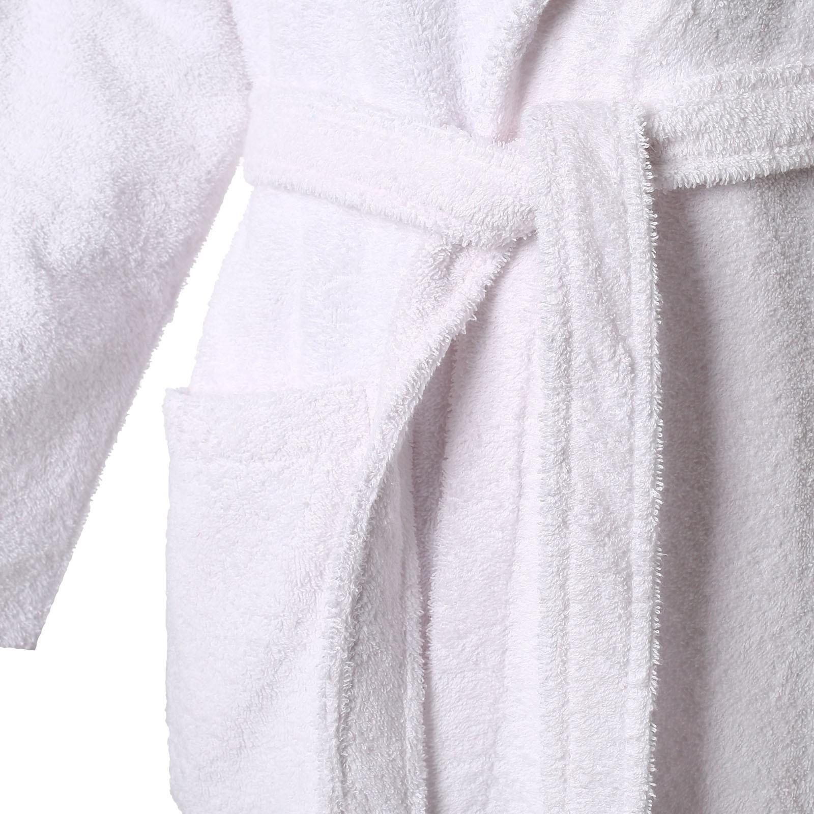 Халат махровый Этель, женский, р 42-44 цвет белый, 100% хлопок, 320 г/м2