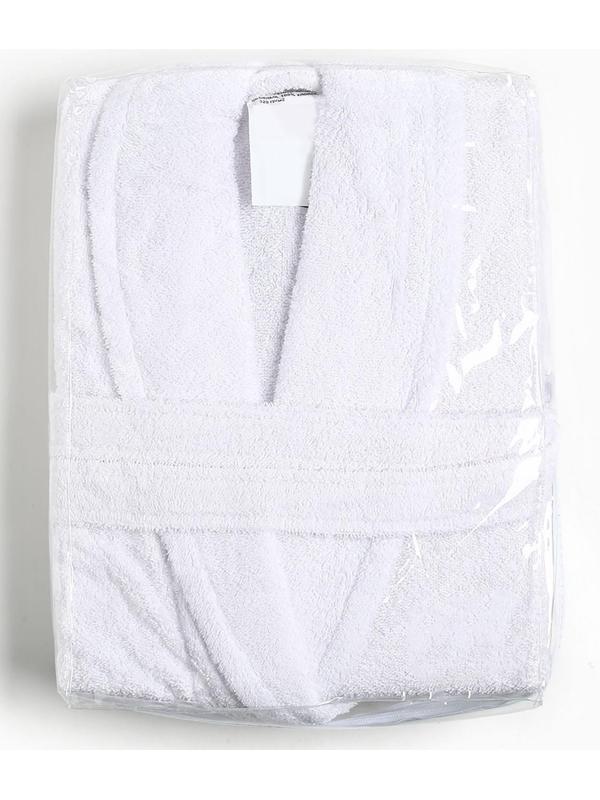 Халат махровый Этель, женский, р 42-44 цвет белый, 100% хлопок, 320 г/м2