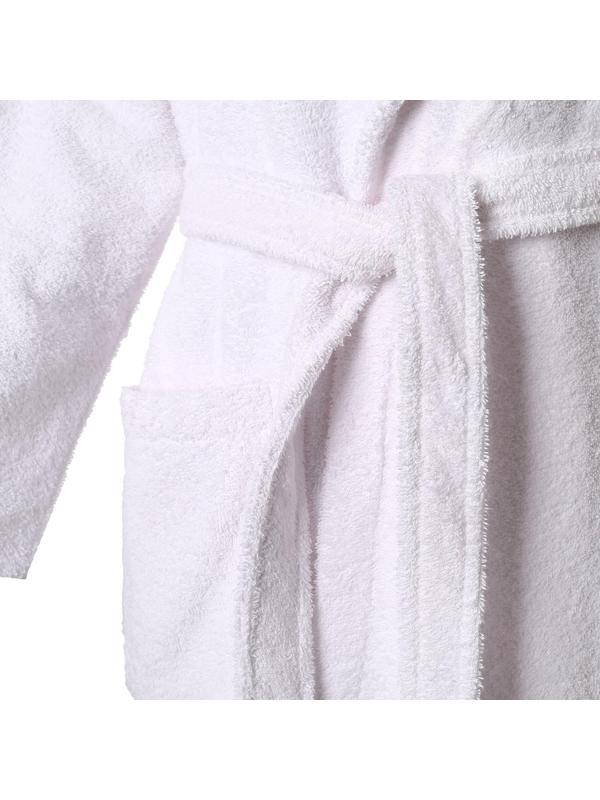 Халат махровый Этель, женский, р 42-44 цвет белый, 100% хлопок, 320 г/м2