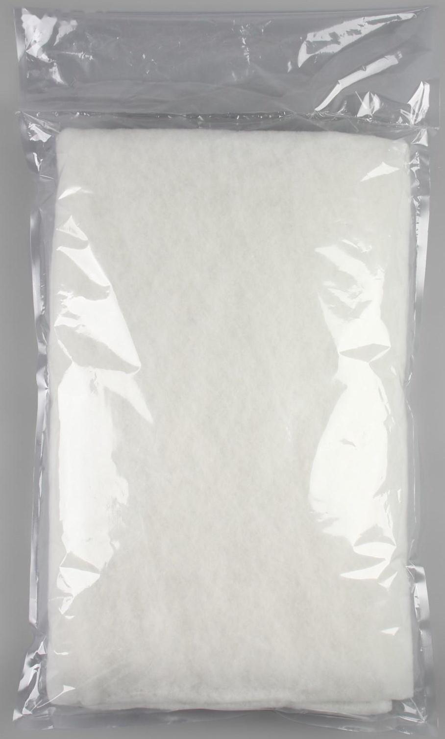 Синтепон полотно нетканое, 60 гр/кв. метр, 150 × 220 см, цвет белый