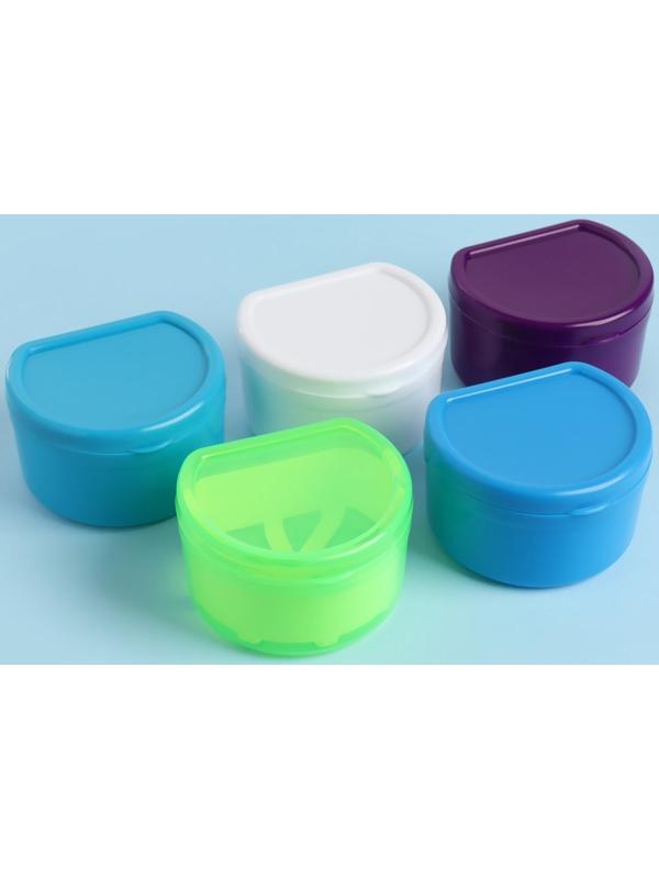 Контейнер для хранения протезов, 5,5 × 7,5 × 9 см, цвет МИКС