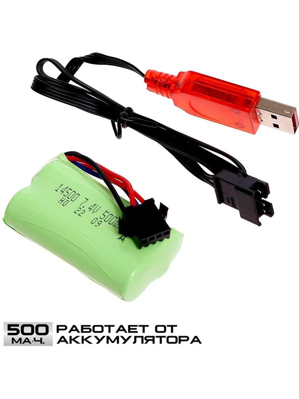 Пистолет «Беретта», стреляет гелевыми пулями, работает от аккумулятора