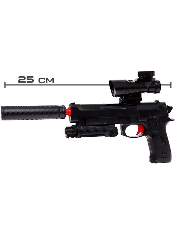 Пистолет «Беретта», стреляет гелевыми пулями, работает от аккумулятора