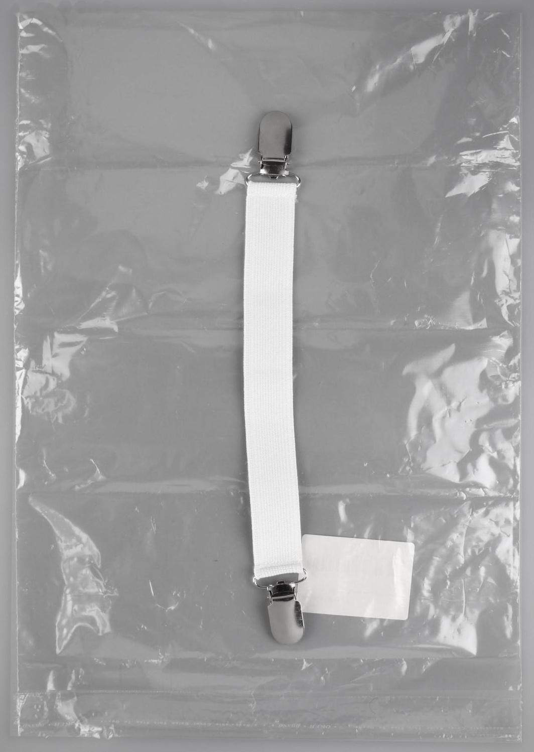 Держатель для простыни, 2,5 × 27 см, цвет белый