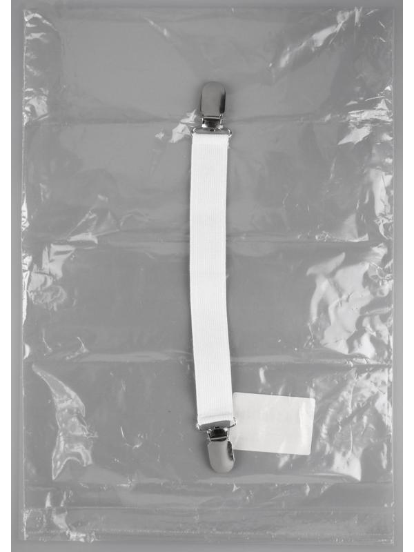 Держатель для простыни, 2,5 × 27 см, цвет белый