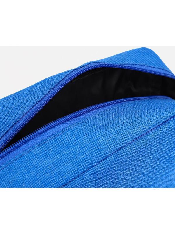 Косметичка на молнии, цвет синий