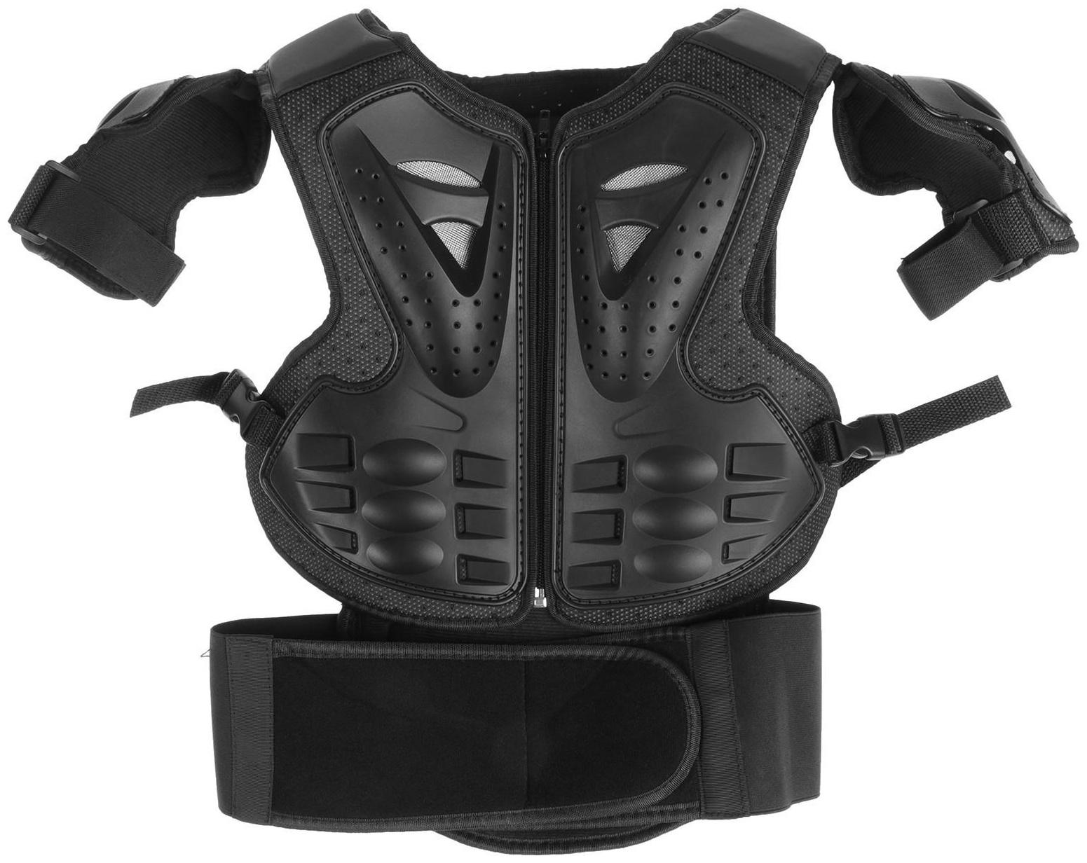 Мотоэкипировка детская, набор: защита корпуса, локтей, колен, регулируемый размер