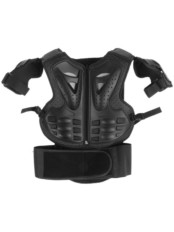 Мотоэкипировка детская, набор: защита корпуса, локтей, колен, регулируемый размер