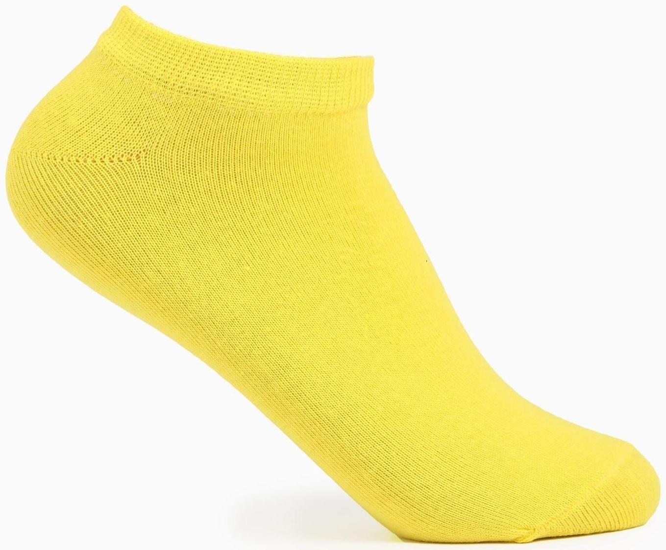 Носки короткие неон, цвет жёлтый, размер 25-27 (40-42)