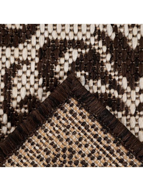 Ковер Циновка прямоугольный 120х170 см, полипропилен 100%, джут