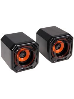 Акустич. система 2.0 Gembird SPK-405, пассивные излучатели, черный, 5 Вт, регулятор громкост