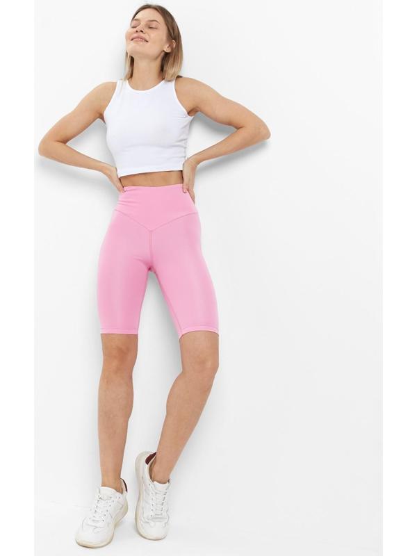 Велосипедки женские, цвет светло-розовый, размер 44