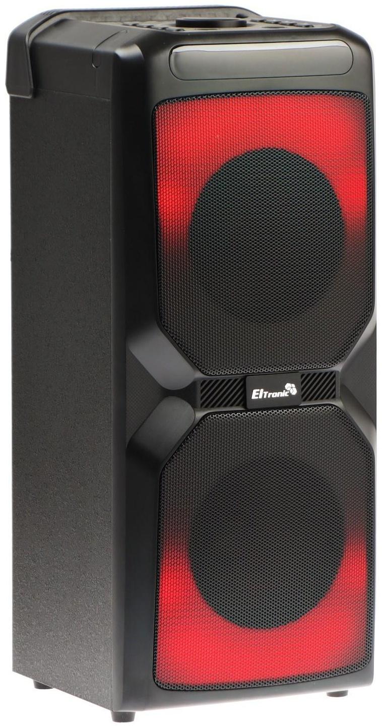 Портативная караоке система Eltronic Wave 300, 80 Вт, BT, SD, AUX, USB, 2400 мАч, чёрная