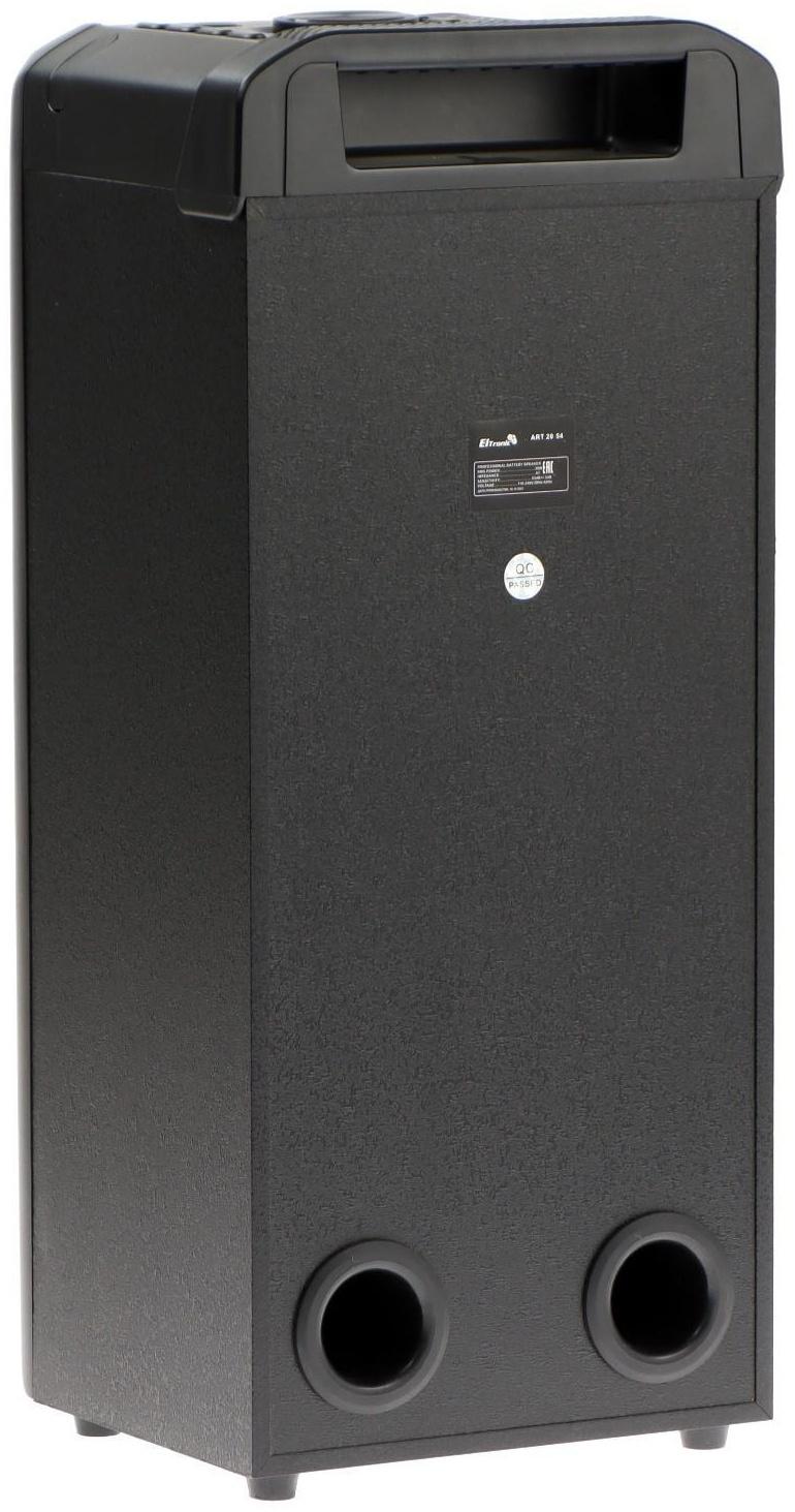 Портативная караоке система Eltronic Wave 300, 80 Вт, BT, SD, AUX, USB, 2400 мАч, чёрная