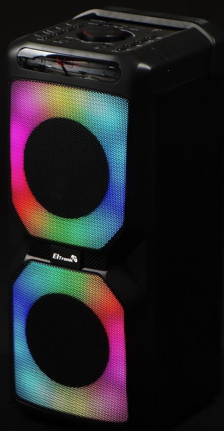 Портативная караоке система Eltronic Wave 300, 80 Вт, BT, SD, AUX, USB, 2400 мАч, чёрная