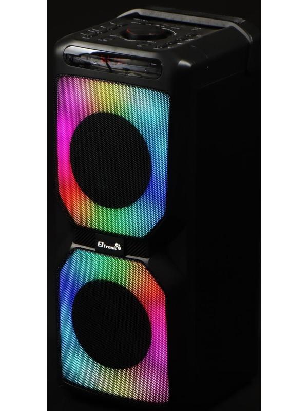 Портативная караоке система Eltronic Wave 300, 80 Вт, BT, SD, AUX, USB, 2400 мАч, чёрная