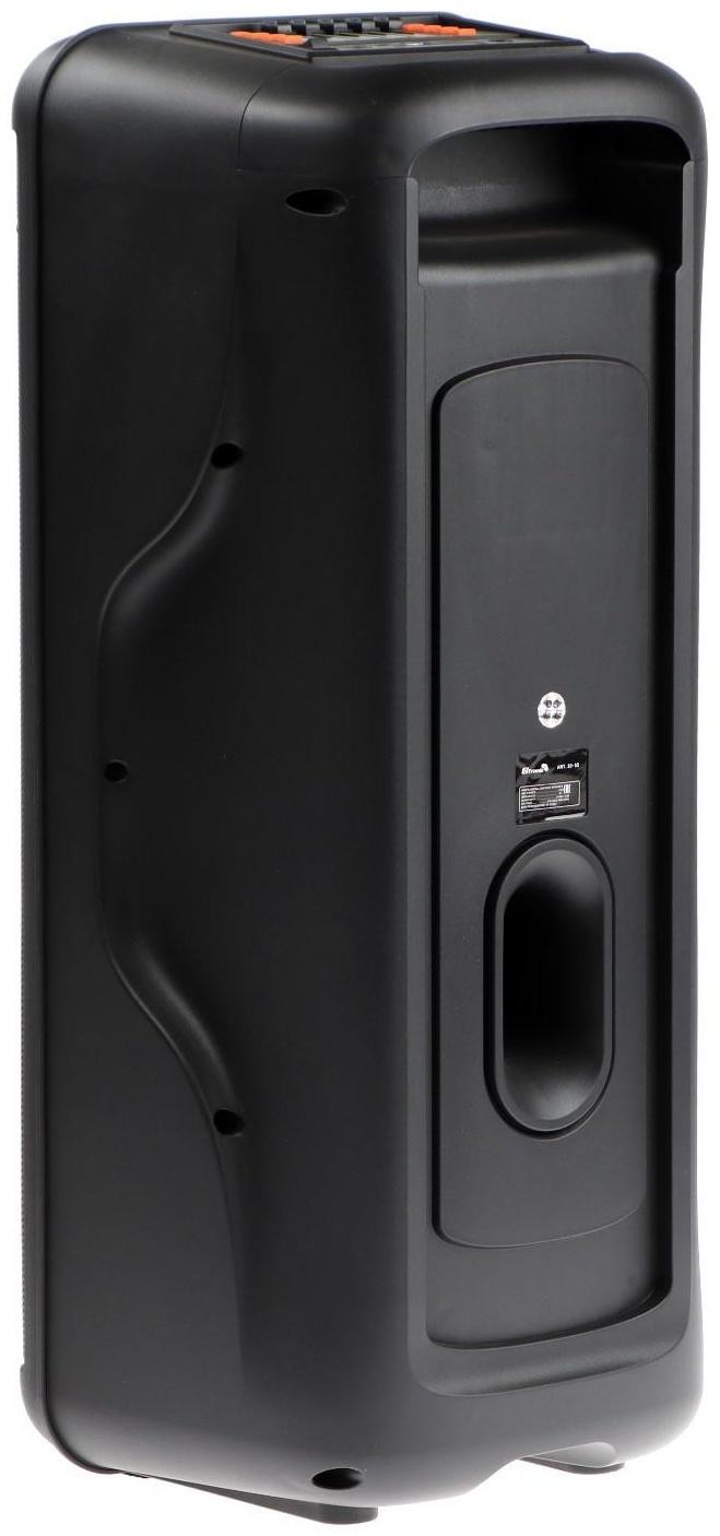 Портативная караоке система Eltronic Wave 500, 80 Вт, BT, SD, AUX, USB, 3600 мАч, чёрная