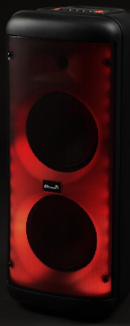 Портативная караоке система Eltronic Wave 500, 80 Вт, BT, SD, AUX, USB, 3600 мАч, чёрная