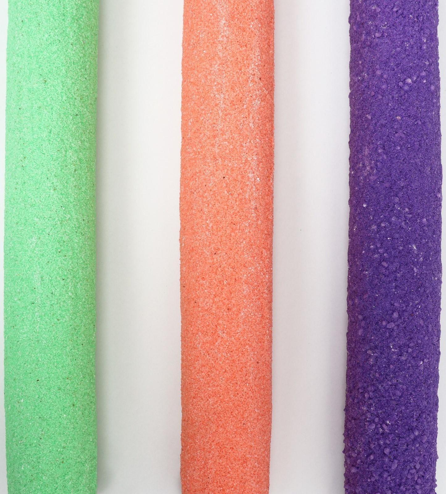 Жердочка шлифовальная для птиц, 20 см, микс цветов