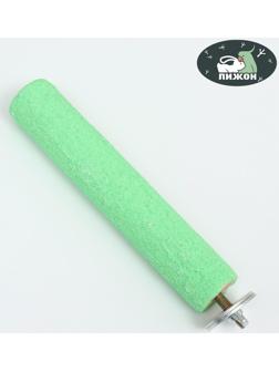 Жердочка шлифовальная для птиц, 20 см, микс цветов