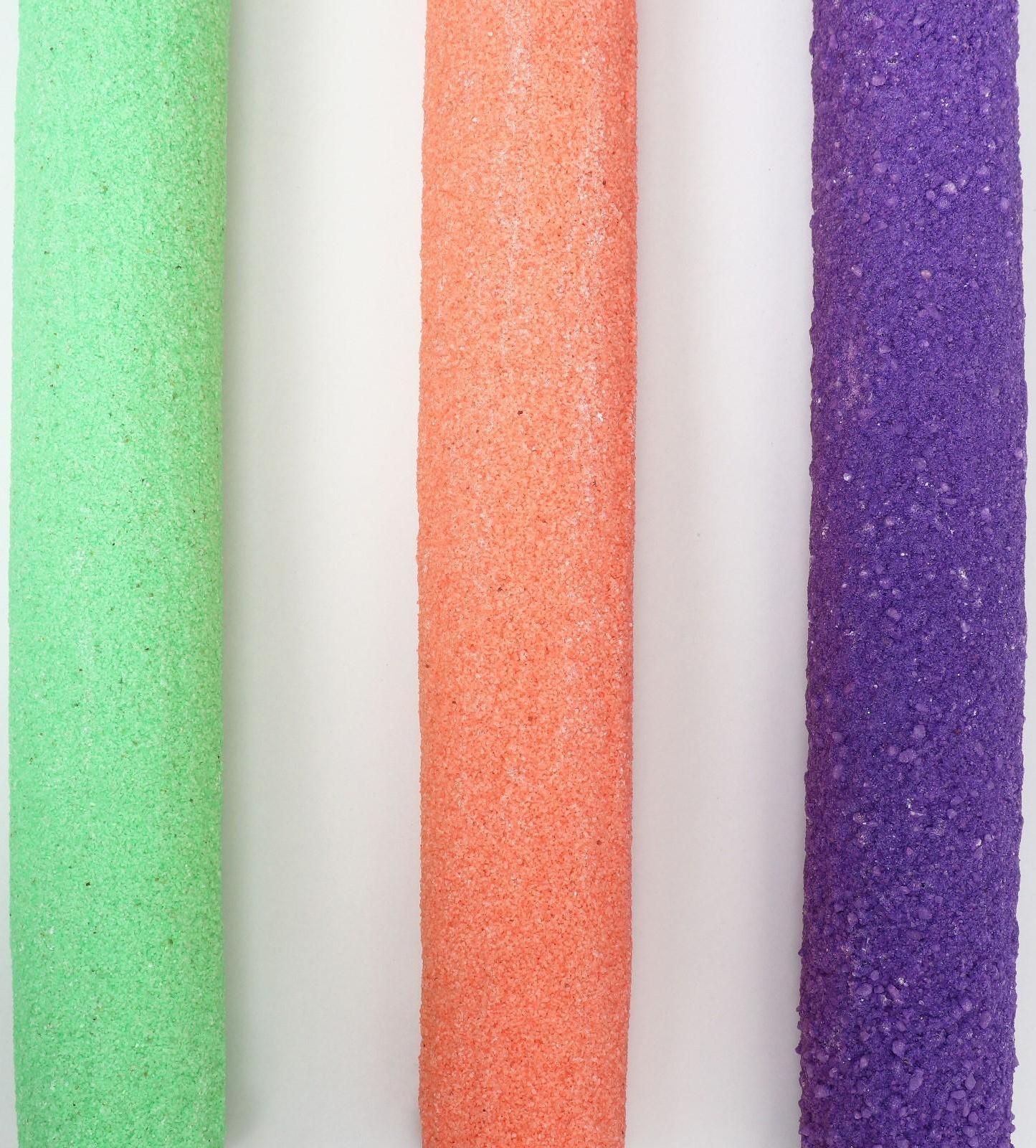 Жердочка шлифовальная для птиц, 25 см, микс цветов