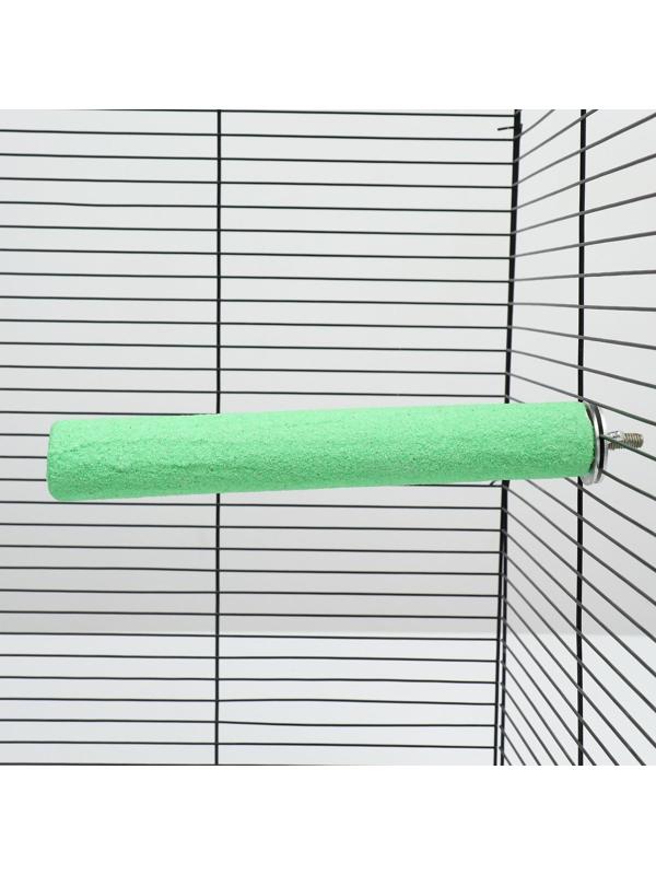 Жердочка шлифовальная для птиц, 25 см, микс цветов