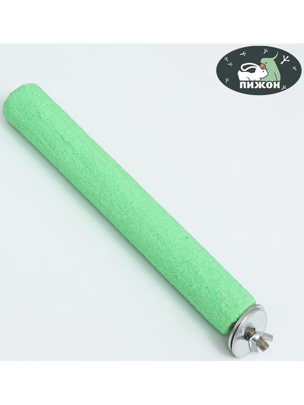 Жердочка шлифовальная для птиц, 25 см, микс цветов