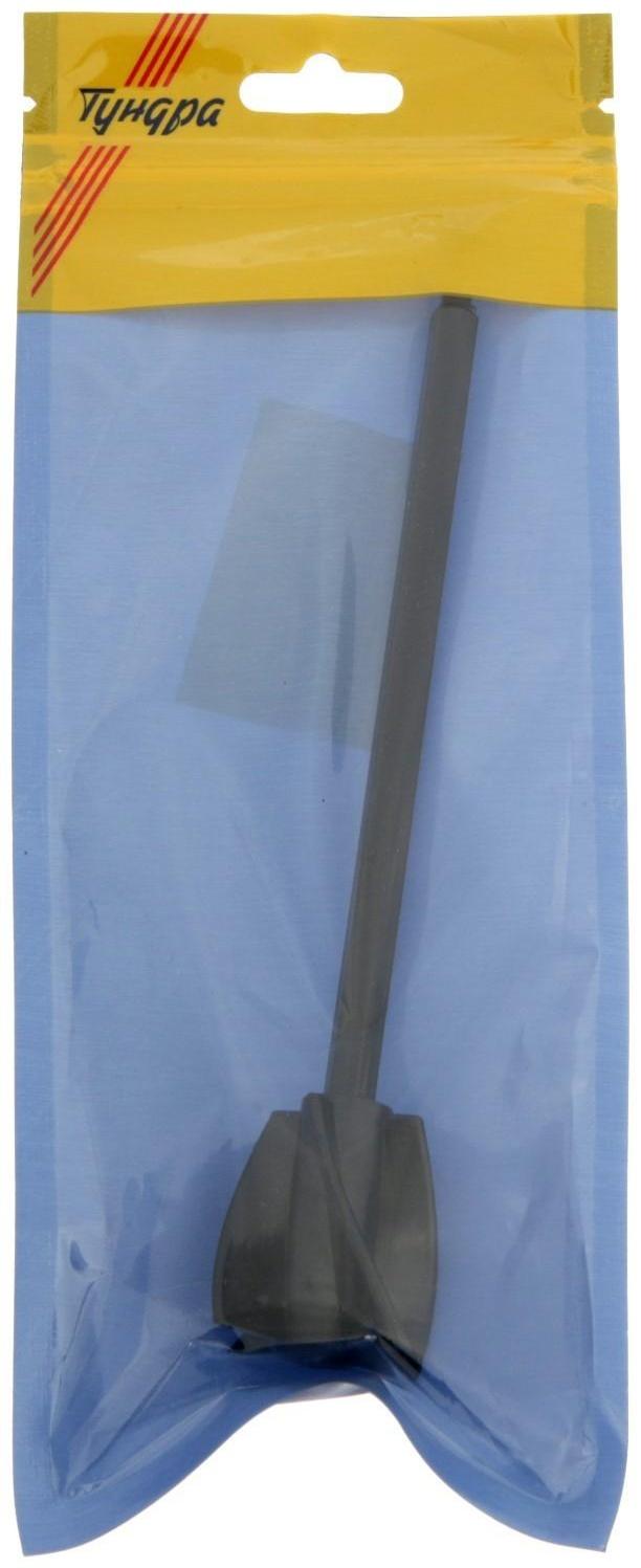 Миксер для красок ТУНДРА, пластиковый, шестигранный хвостовик, 165 х 35 мм